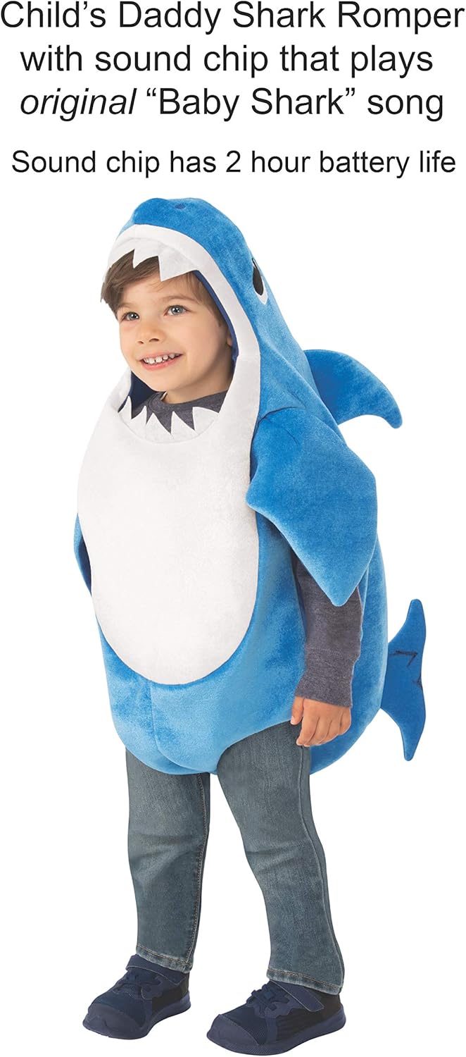 Disfraz de Papá Tiburón Rubies Kids con Sonido Modelo Chip