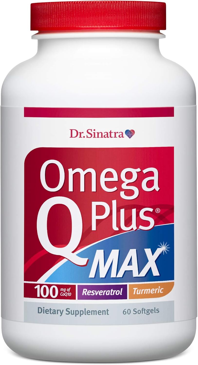 Dr. Sinatra Omega Q Plus MAX Suplemento para Corazón 60 cápsulas