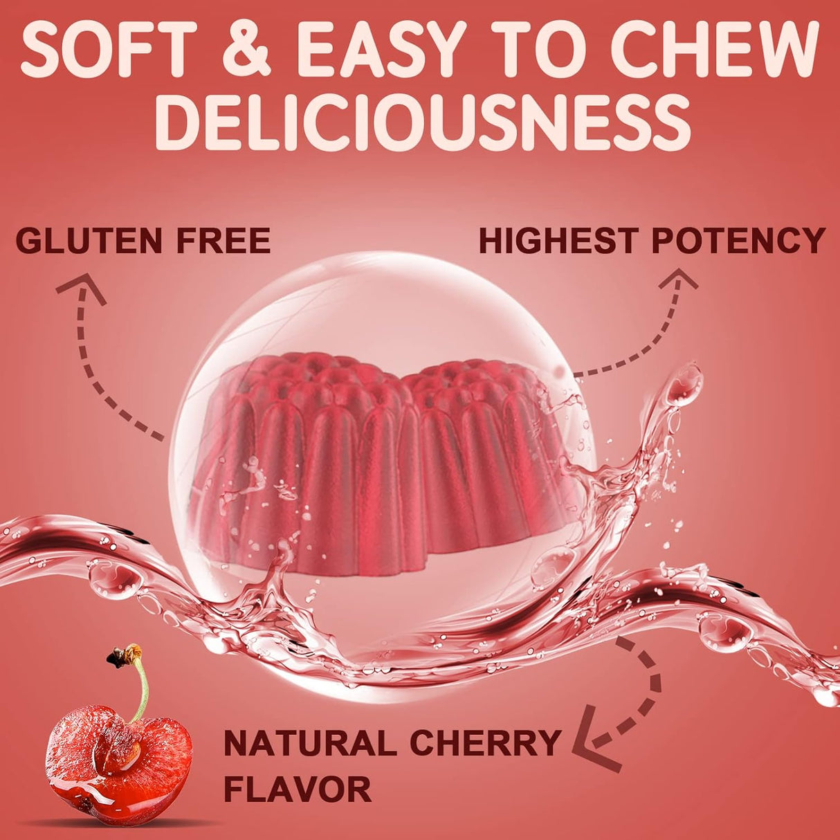 Suplementos Gomitas de complejo de vitamina B 2000 mcg