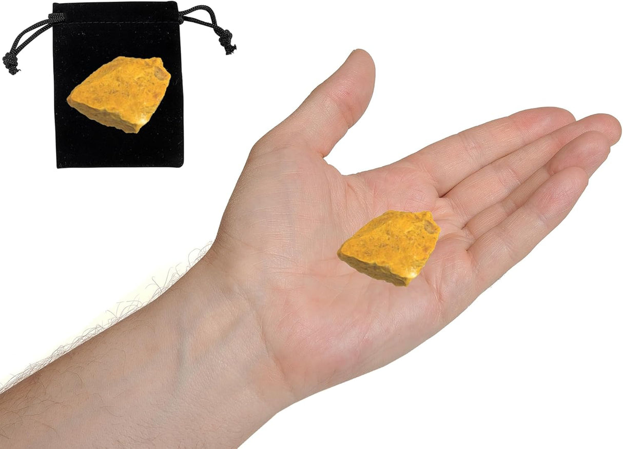 Cristales de Aventurina Amarilla, Roca Natural para Pulido