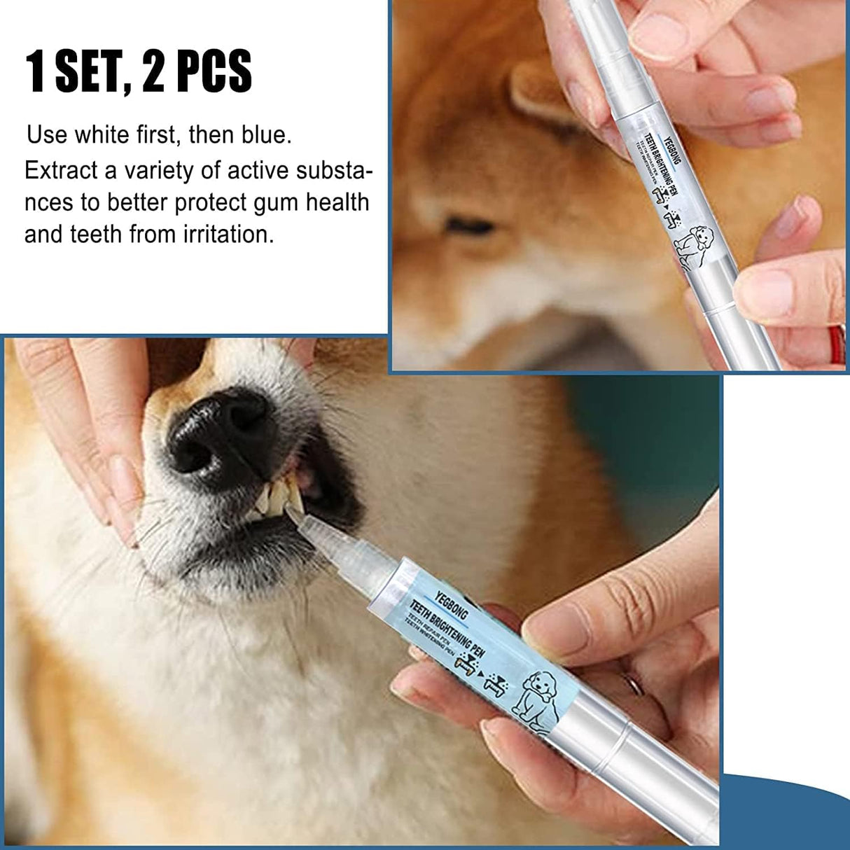 Bolígrafo Blanqueador Dental para Mascotas - Kit de Cuidado 5ML