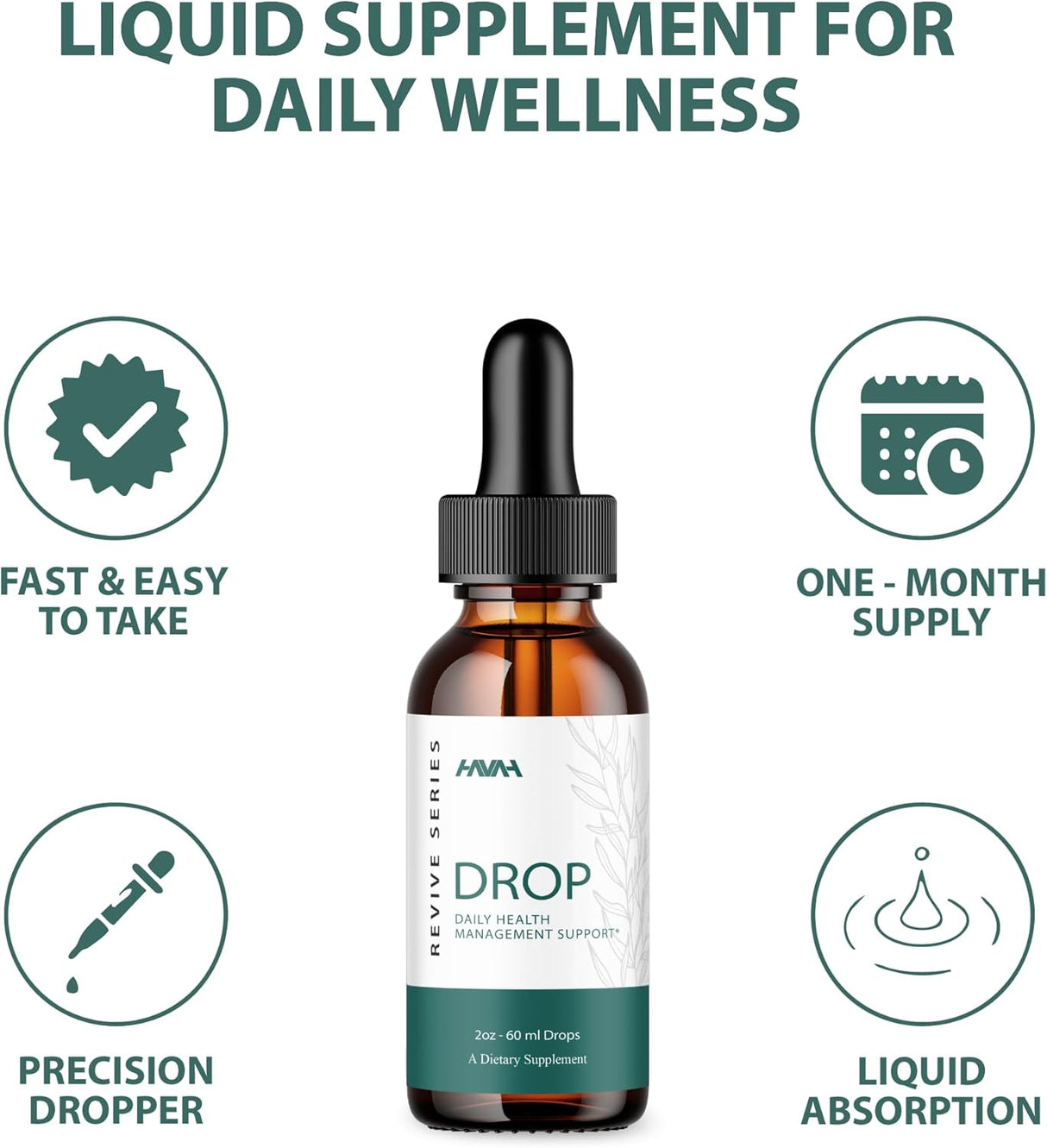 Suplemento líquido para bajar de peso DropThePounds, fórmula avanzada, 60ml