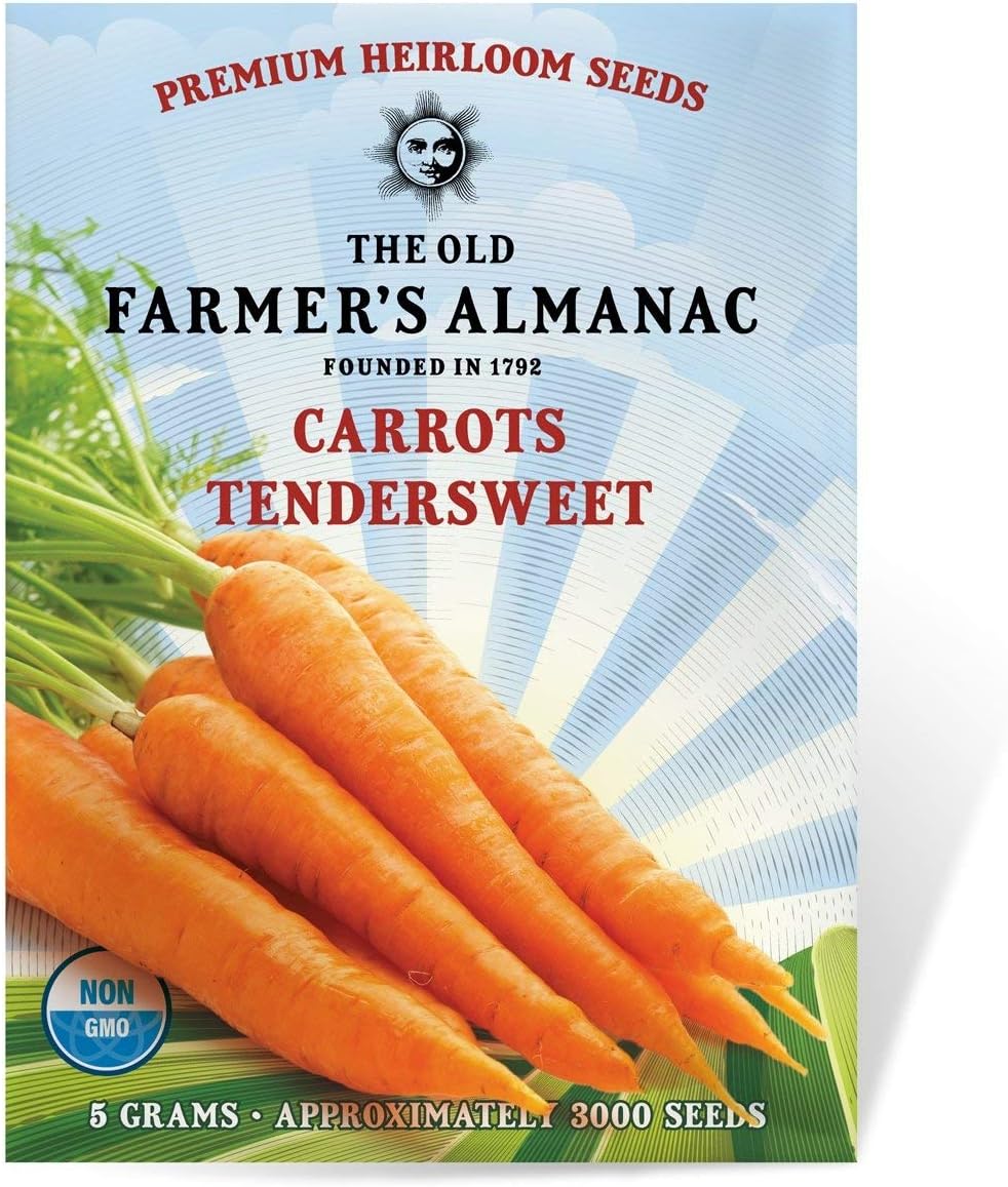 Semillas de Zanahoria Tendersweet - Old Farmer's Almanac - 2600 Semillas