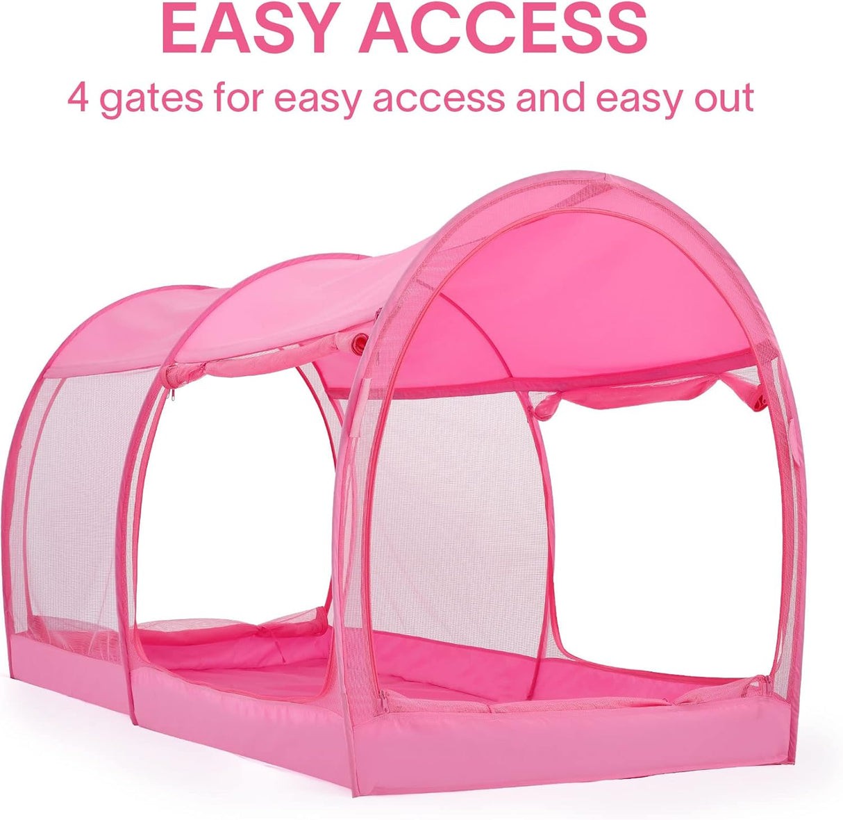 Tiendas de campaña de ensueño transpirable color rosa