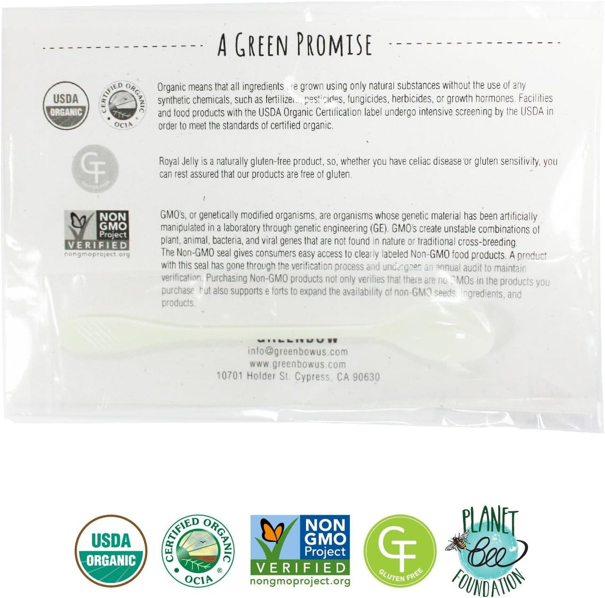 Suplementos Alimenticios Jalea real fresca orgánica, 100%