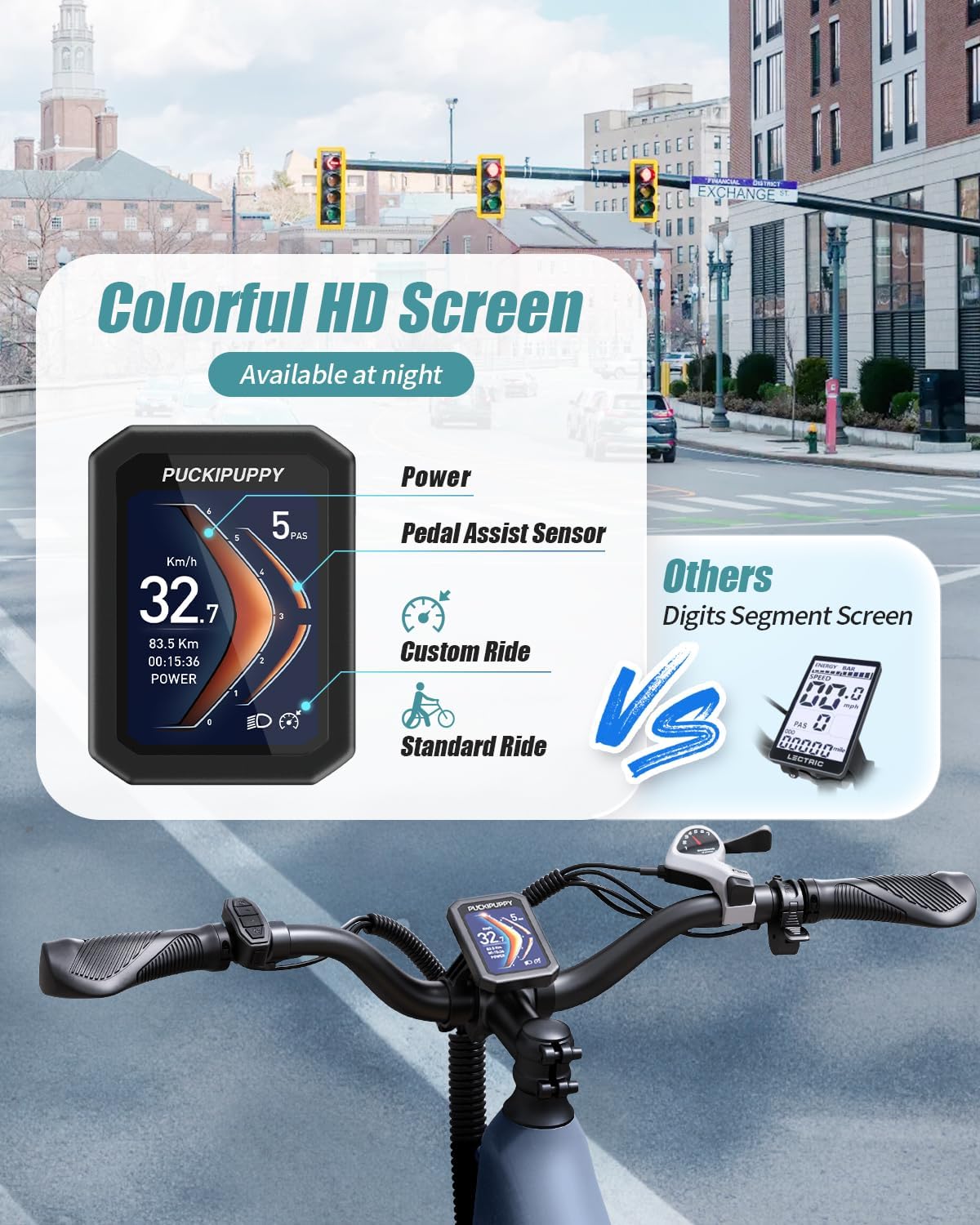 Bicicleta eléctrica Samoyed 960W, 48V 15AH, 60 millas, 26