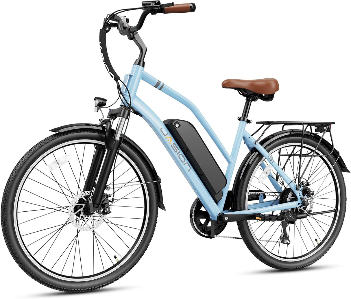 Bicicleta eléctrica Jasion CB1, 1000W, 450Wh, 26'', 7 velocidades