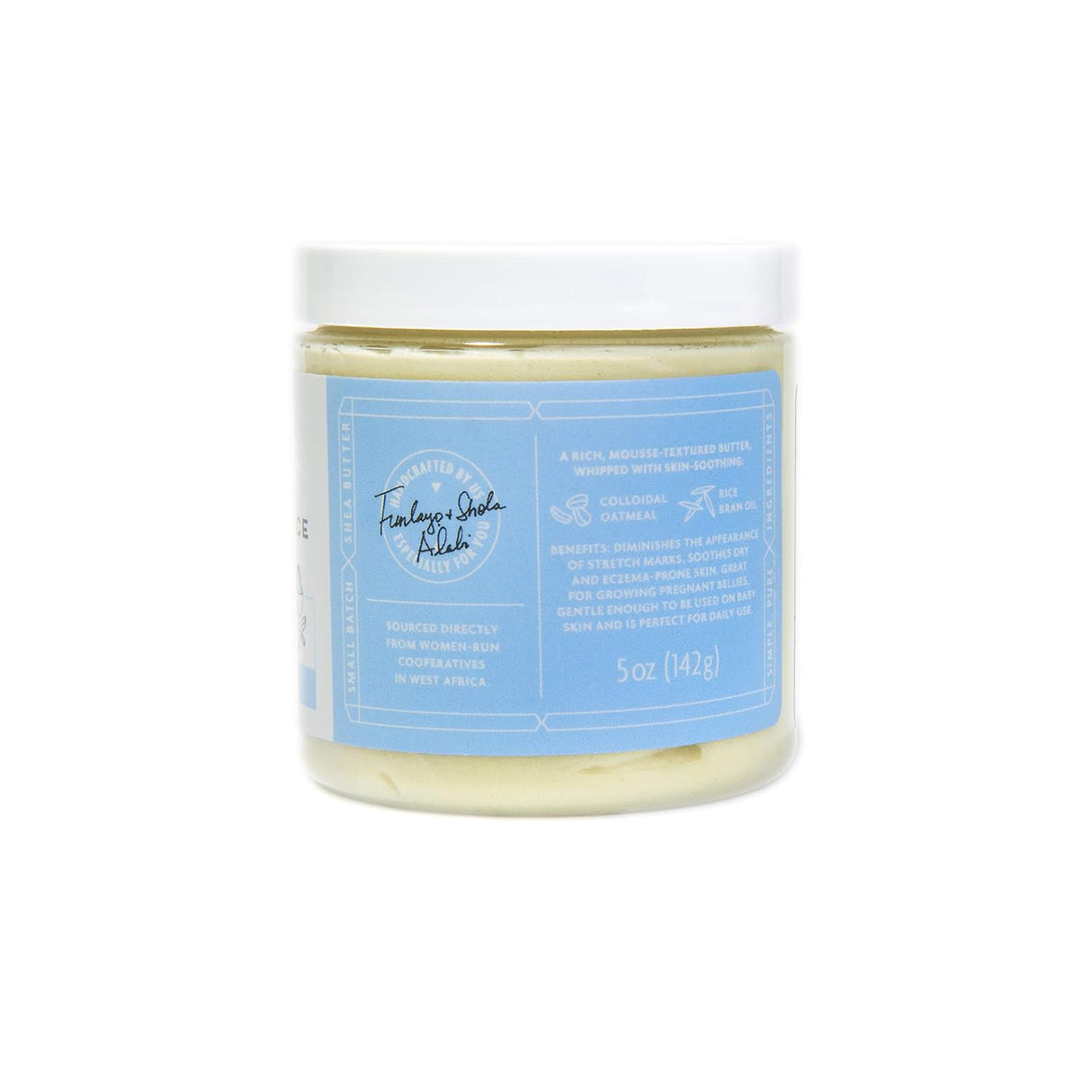 Manteca Corporal Batida de Karité y Avena Coloidal Sin Aroma