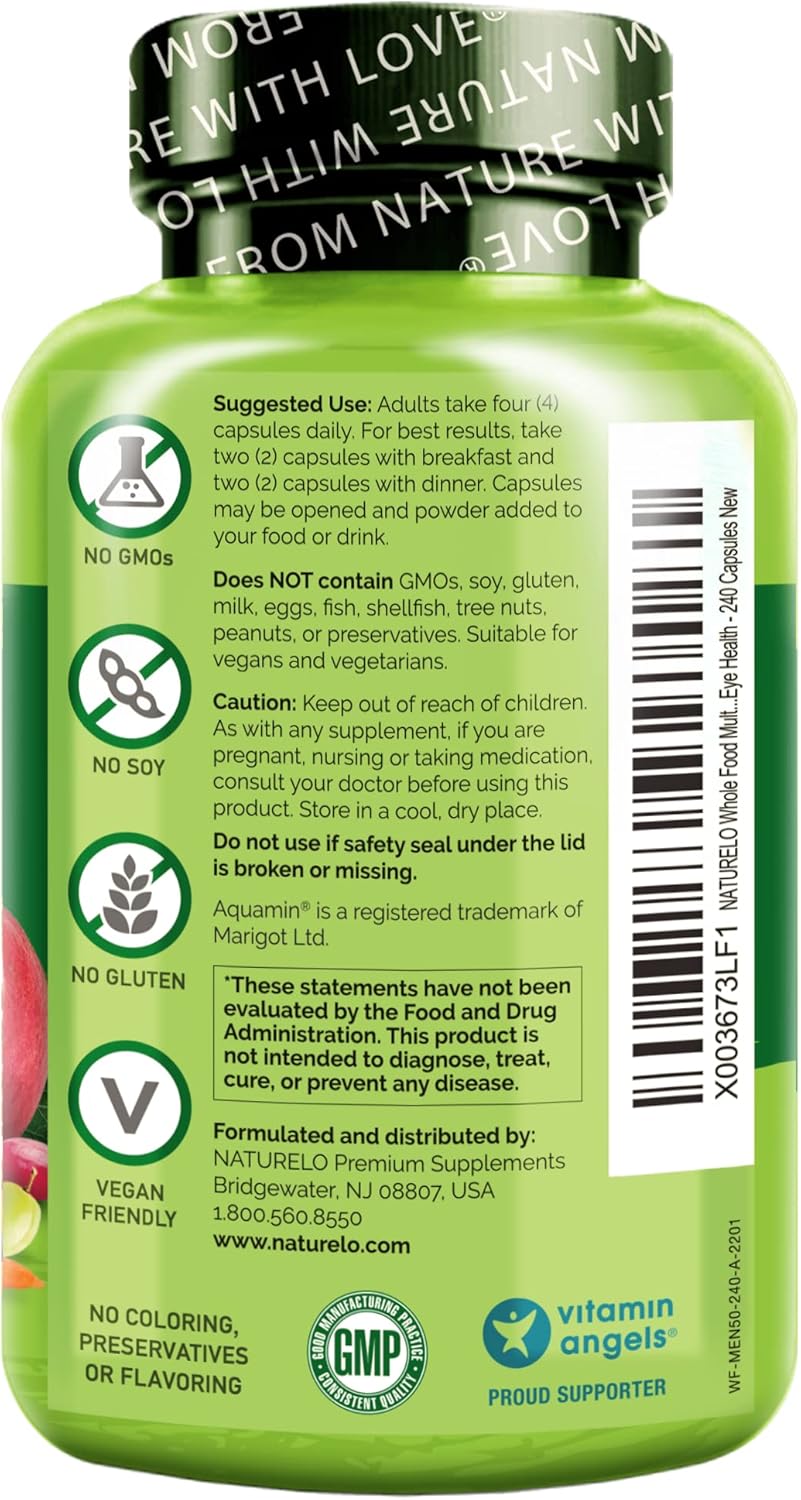 Suplemento Multivitamínico integral para hombres de 50 años