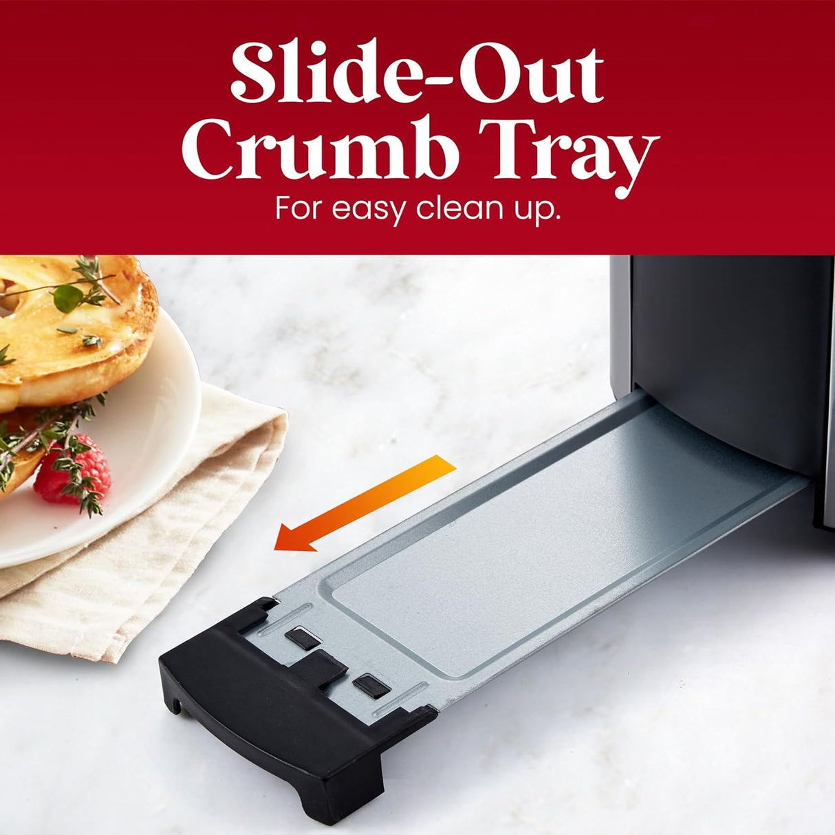 Tostadora de 4 rebanadas ranura larga Elite Gourmet ECT5322