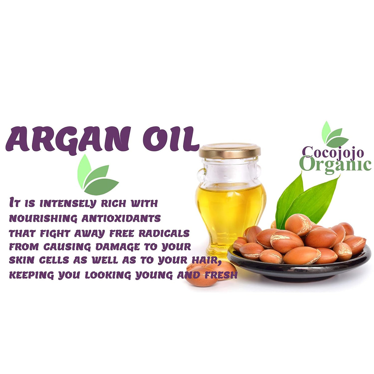 Argan Nut Oil - Pure, Natural, Unrefined, Cold Pressed, Extra Virgin