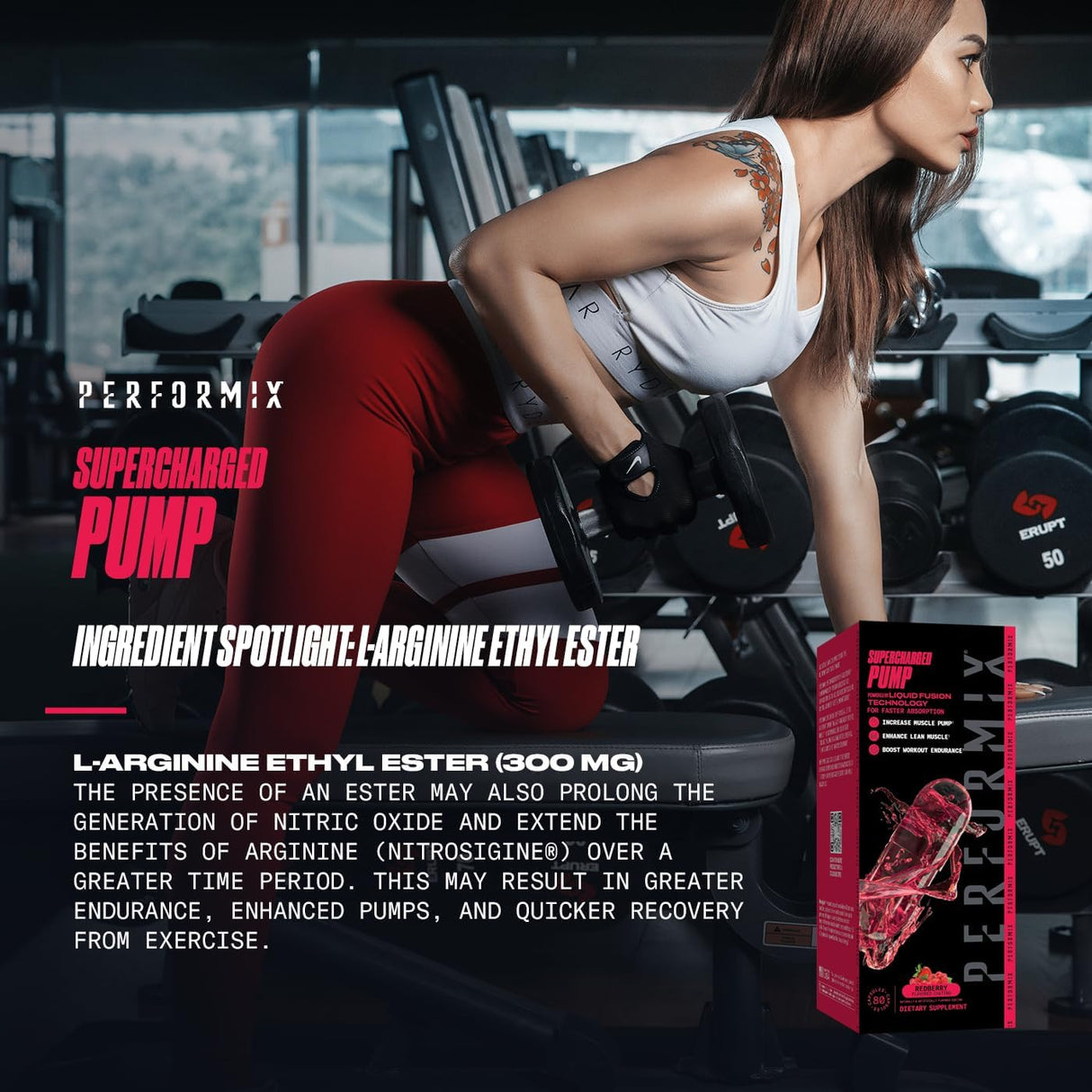 Supercharged Pump - Nitrosigine® y Betaína preentrenamiento