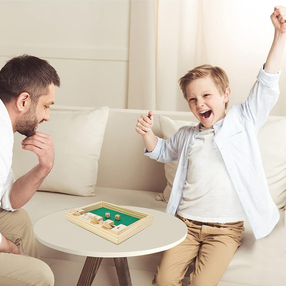 Juego de Mesa Shut The Box - Clásico de Dados para 2 Jugadores #9