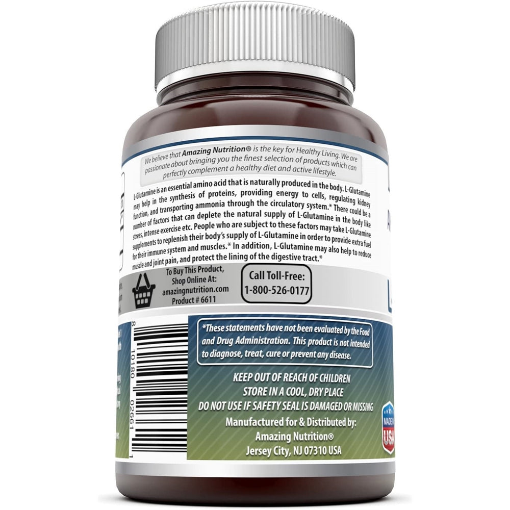 Suplemento L Glutamine 1000 mg 120 tab sistema inmunológico