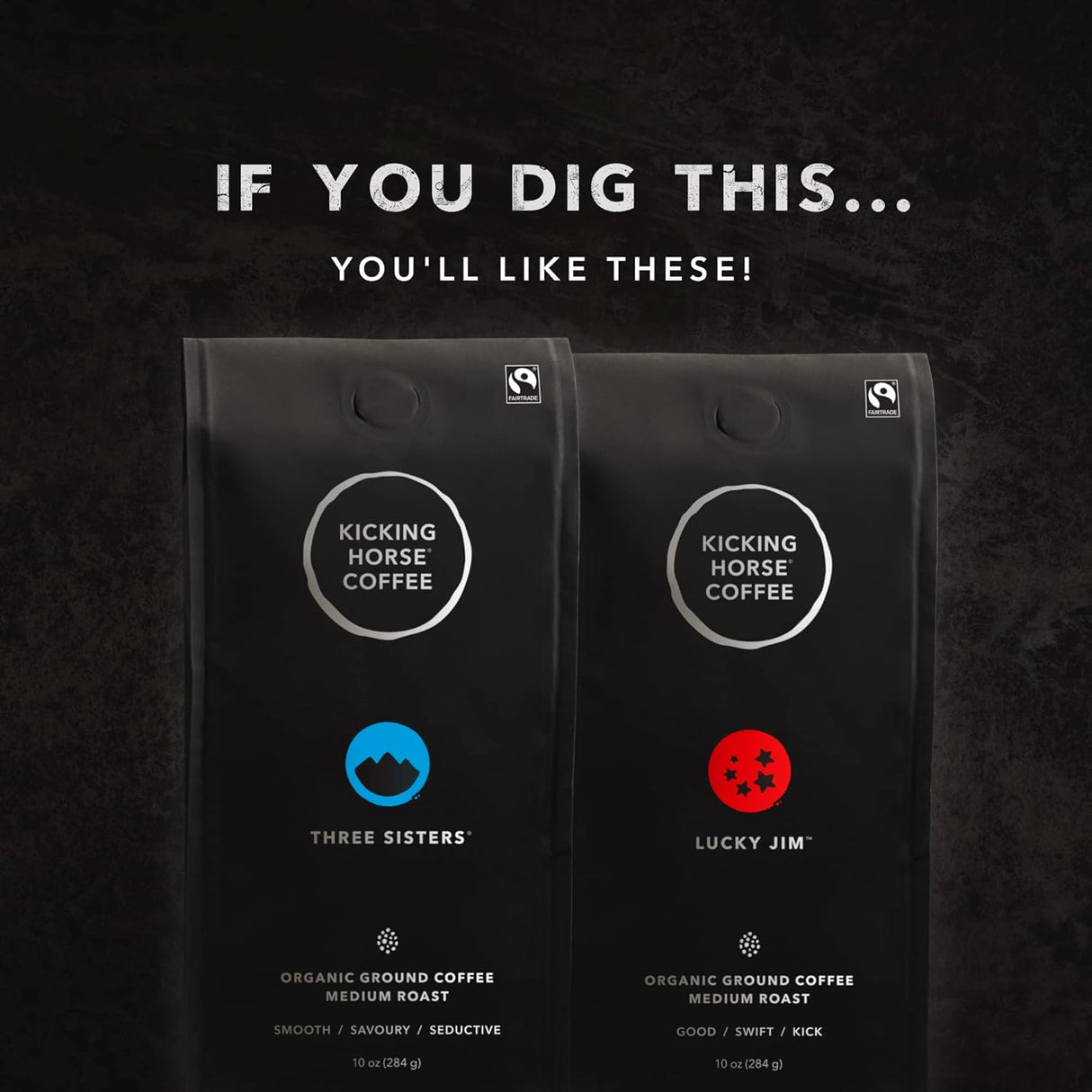 Kicking Horse Coffee, Smart Ass, Café de tueste medio, molido, 10 oz, orgánico certificado, comercio justo, kosher