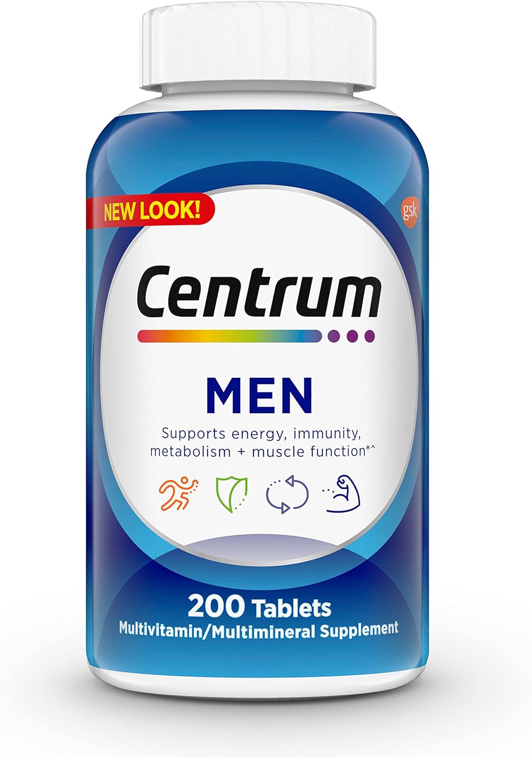 Suplemento Centrum Multivitamínico para hombres antioxidant