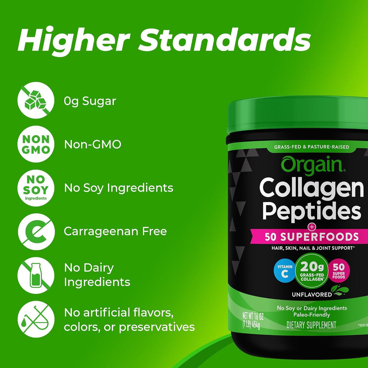 Péptidos de Colágeno Hidrolizados + Superalimentos