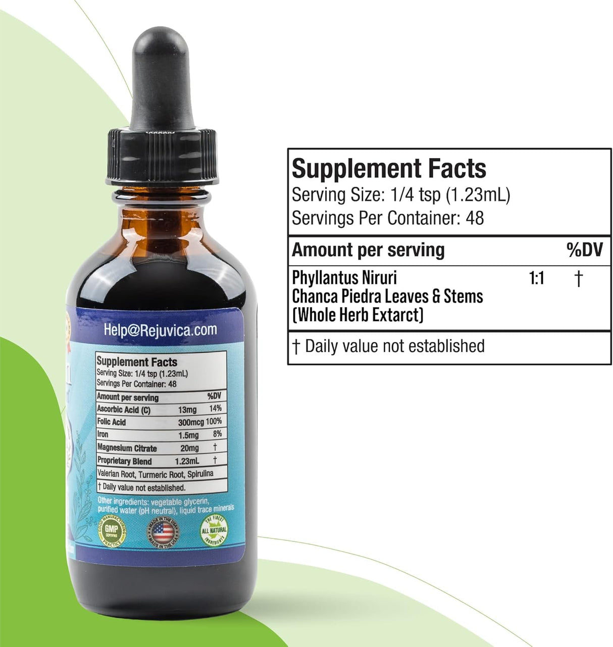 Suplemento avanzado apoyo de limpieza riñón Rejuvica Health