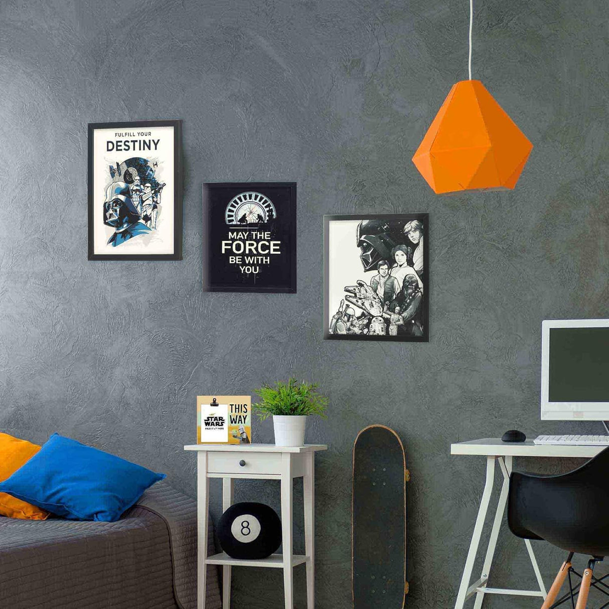 Portarretratos The Mandalorian para fotos de 5 x 7 pulgadas