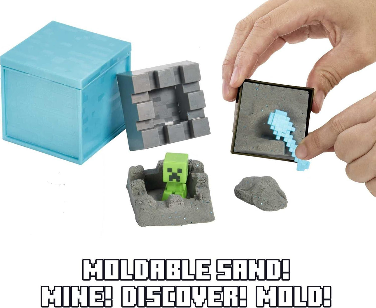 Set de Minería Minecraft, Mattel, Arena Moldable y Mini Figura, #3