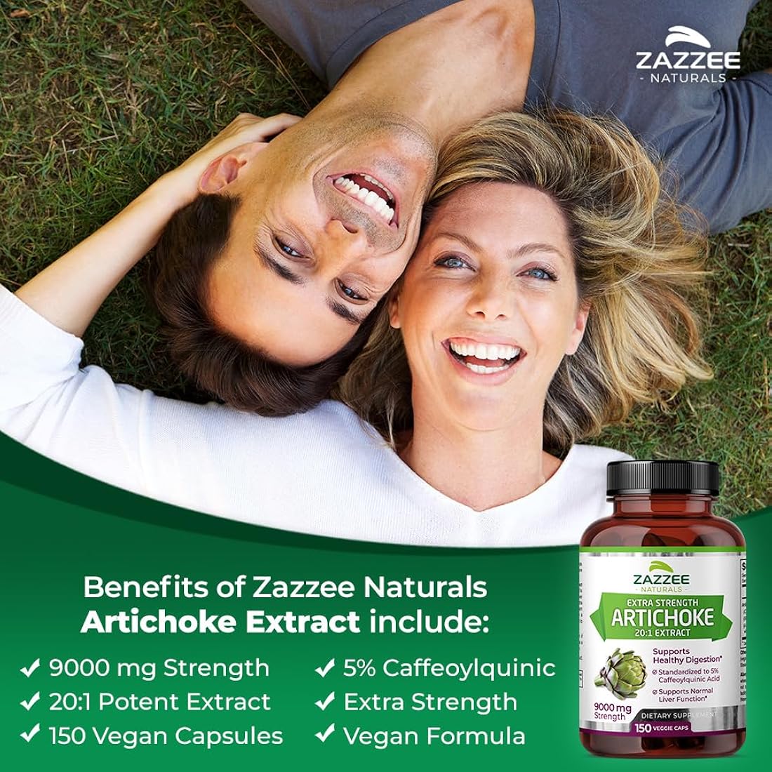 Suplemento Extracto de alcachofa extra fuerte 150 cápsulas