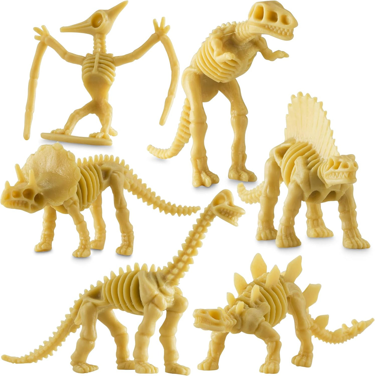 Esqueleto de Dinosaurio Bedwina - 24 Figuras Plásticas 3.7