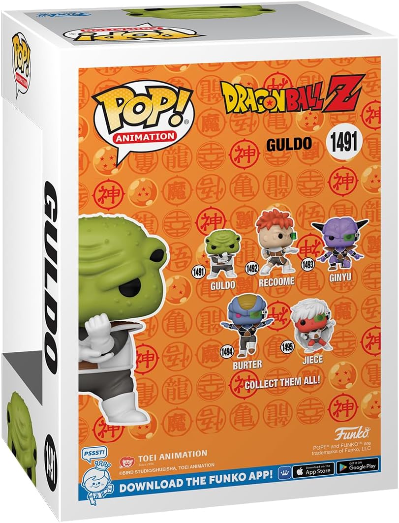 Funko Pop! Dragon Ball Z - Guldo, personaje de la serie anime