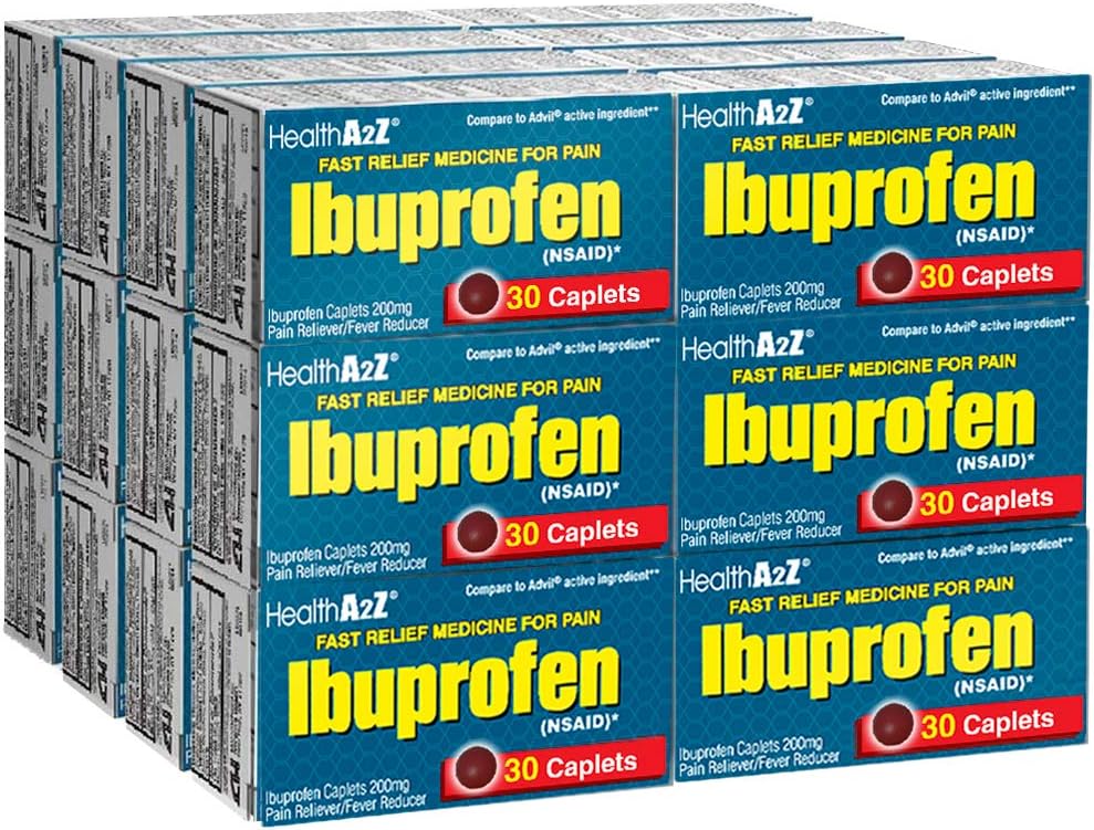 Ibuprofen Tablets 200mg SaludA2Z 720 Tab Paquete Valor