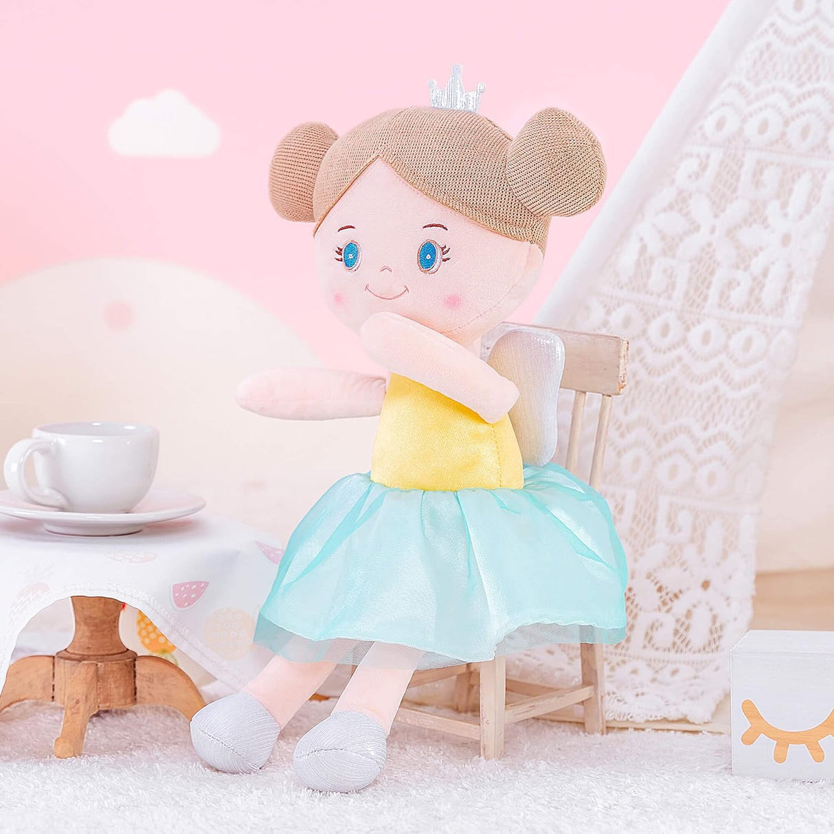 Peluche Muñequitas Gfts Combinación amarillo