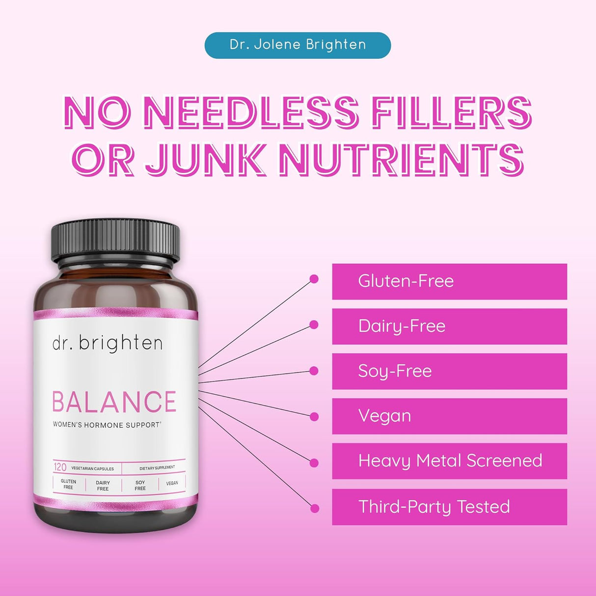 Equilibrio hormonal para mujeres Dr. Brighten Balance