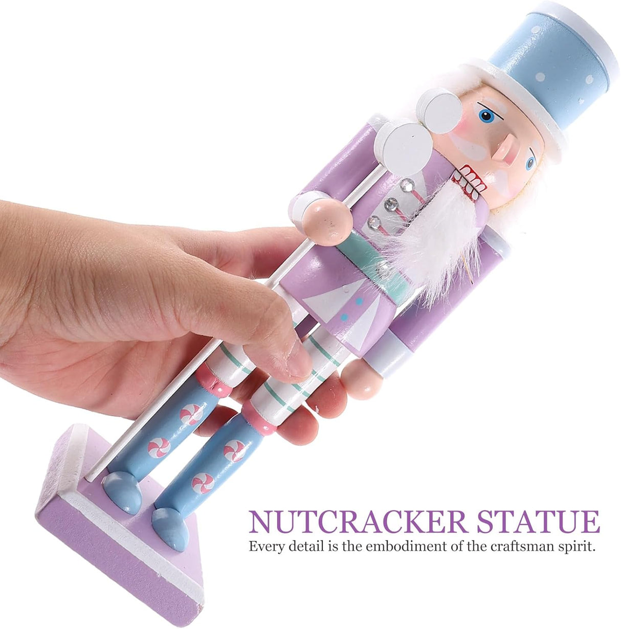 Soldado de Nuez de Madera para Navidad - Adorno Festivo