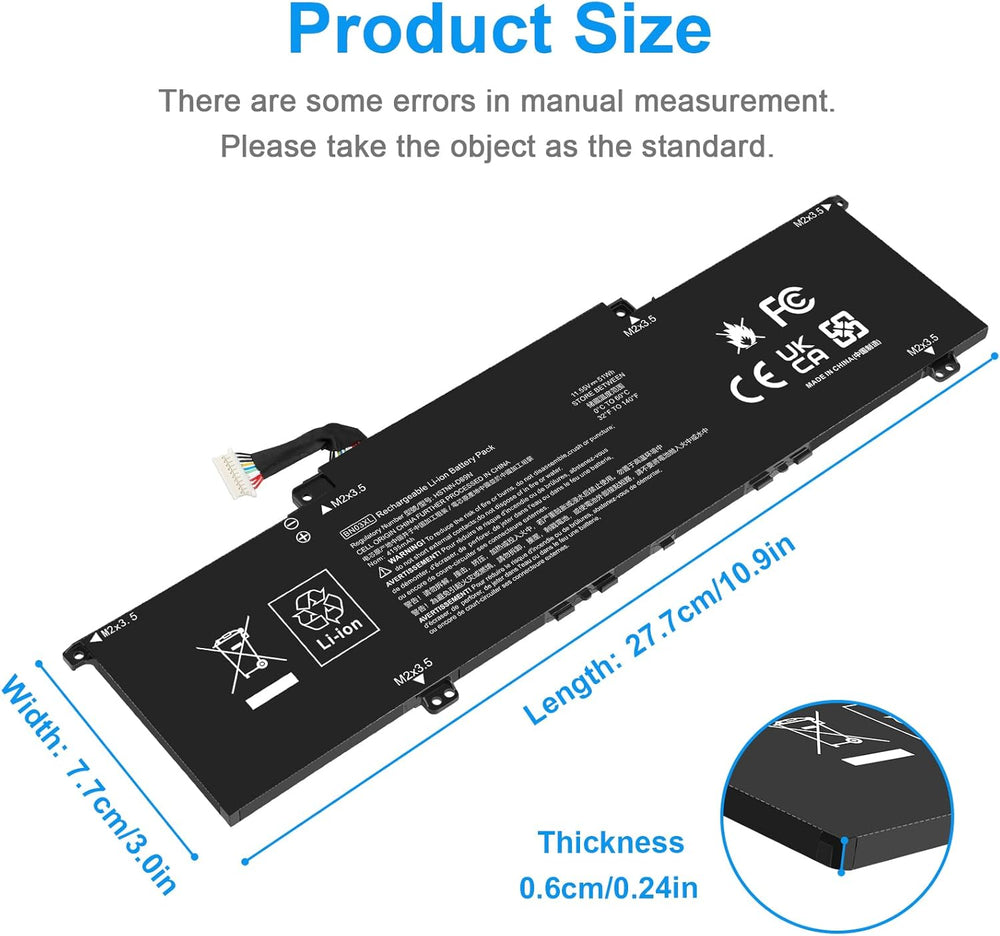 Batería BN03XL L77034-005 para HP Envy X360 2020
