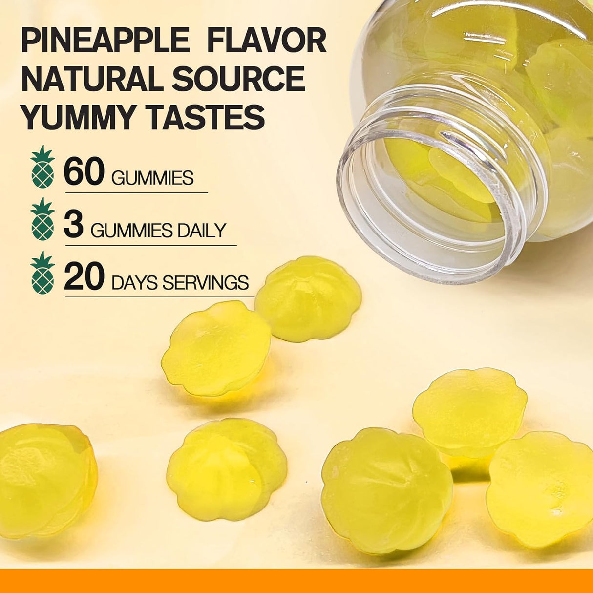 Gummies de probióticos y fibra para adultos, 60 unidades