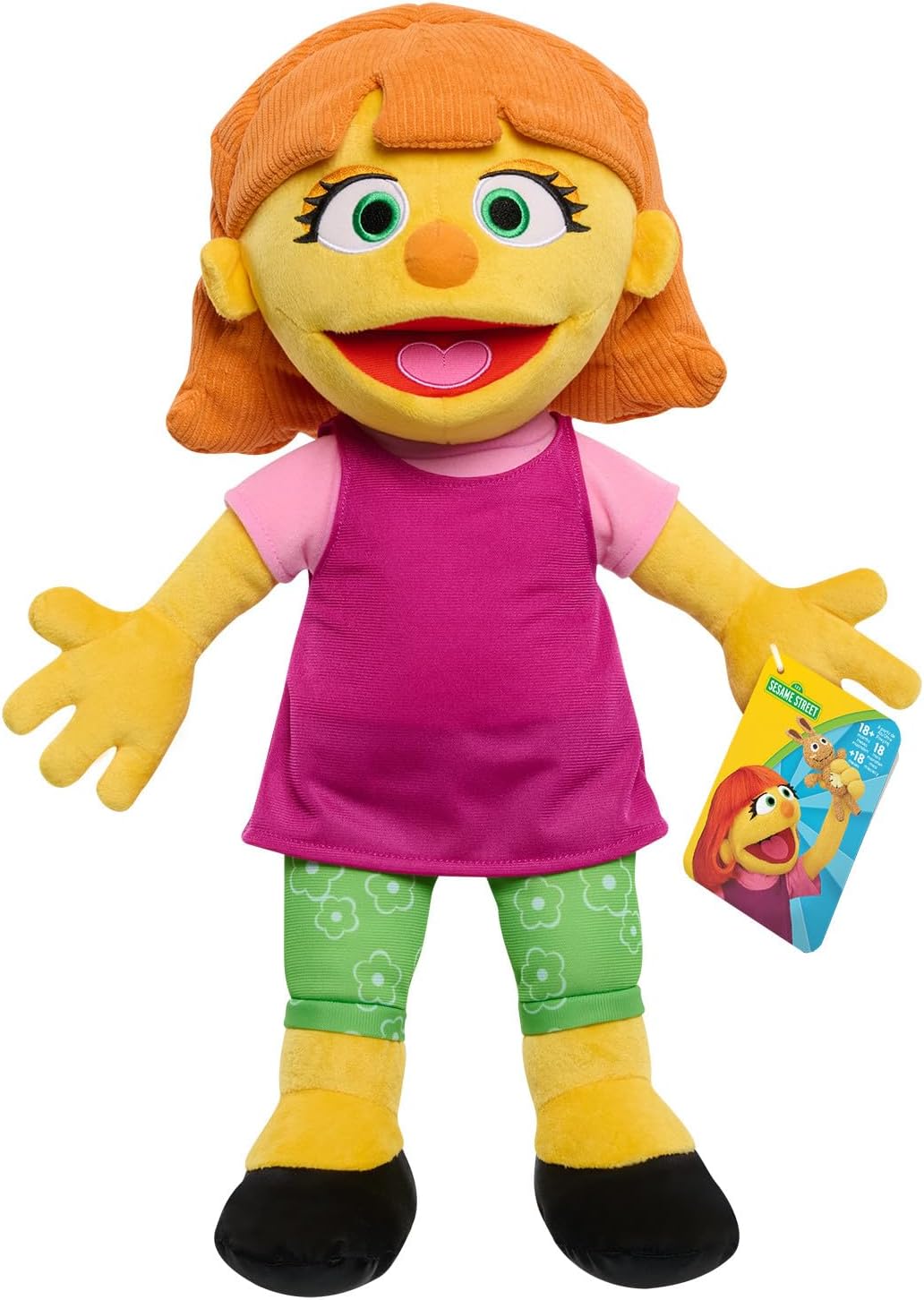 Muñeca Julia Grande de Peluche 18 - Sesame Street, Suave y Jugar