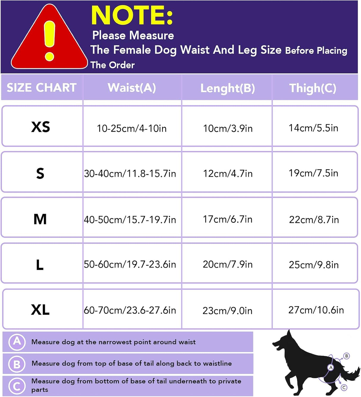 XPCARE Pañales lavables para perras con broches ajustables