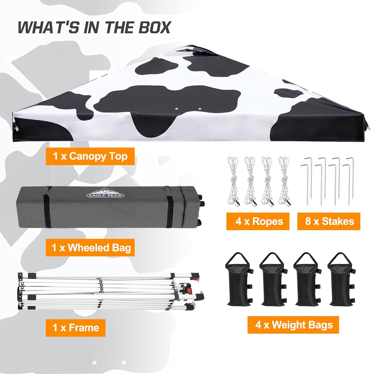 Tienda de campaña 10x10 fácil de instalar, 100 pies de sombra