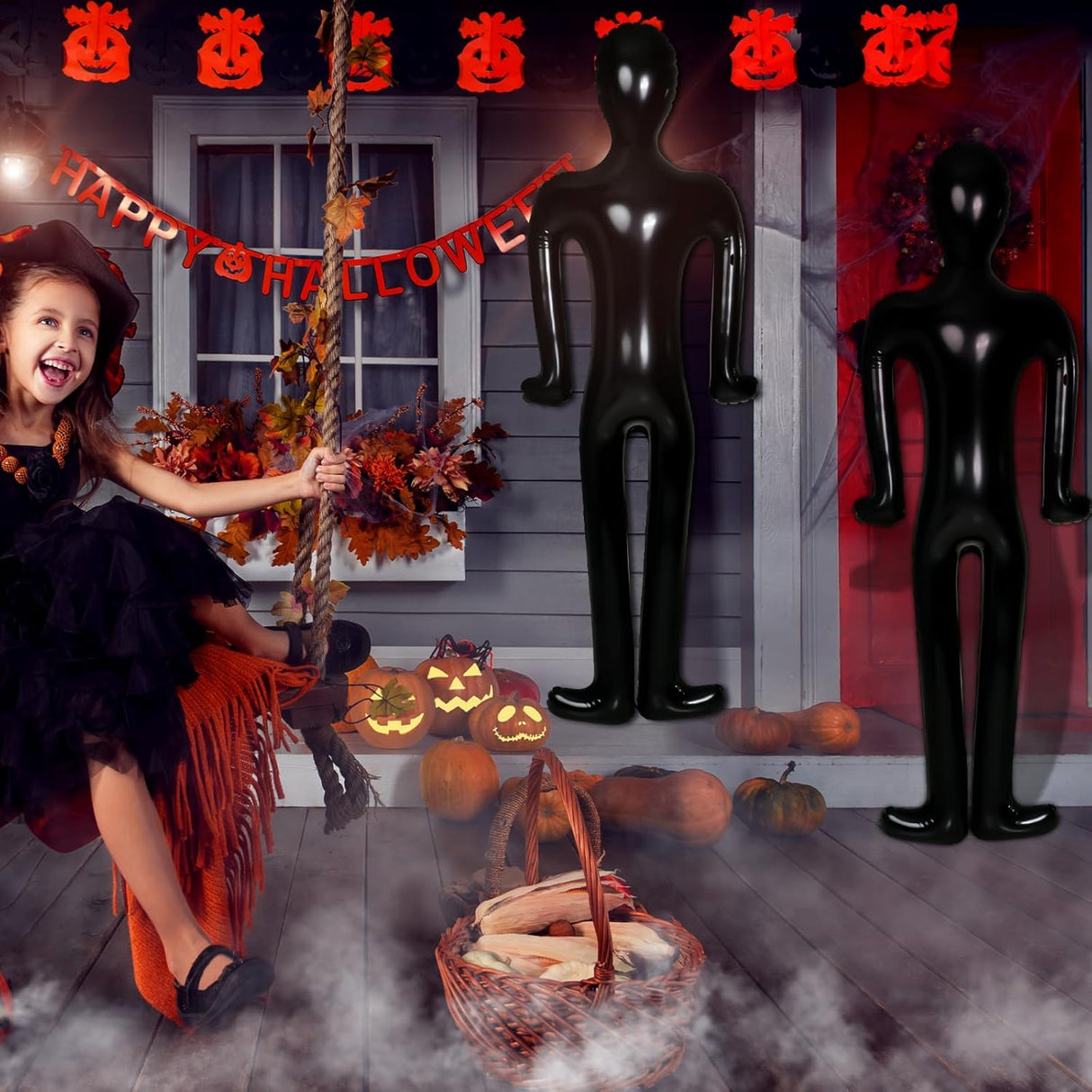 Maniquí Inflable Lenwen 4 Pcs 70 para Decoración Halloween