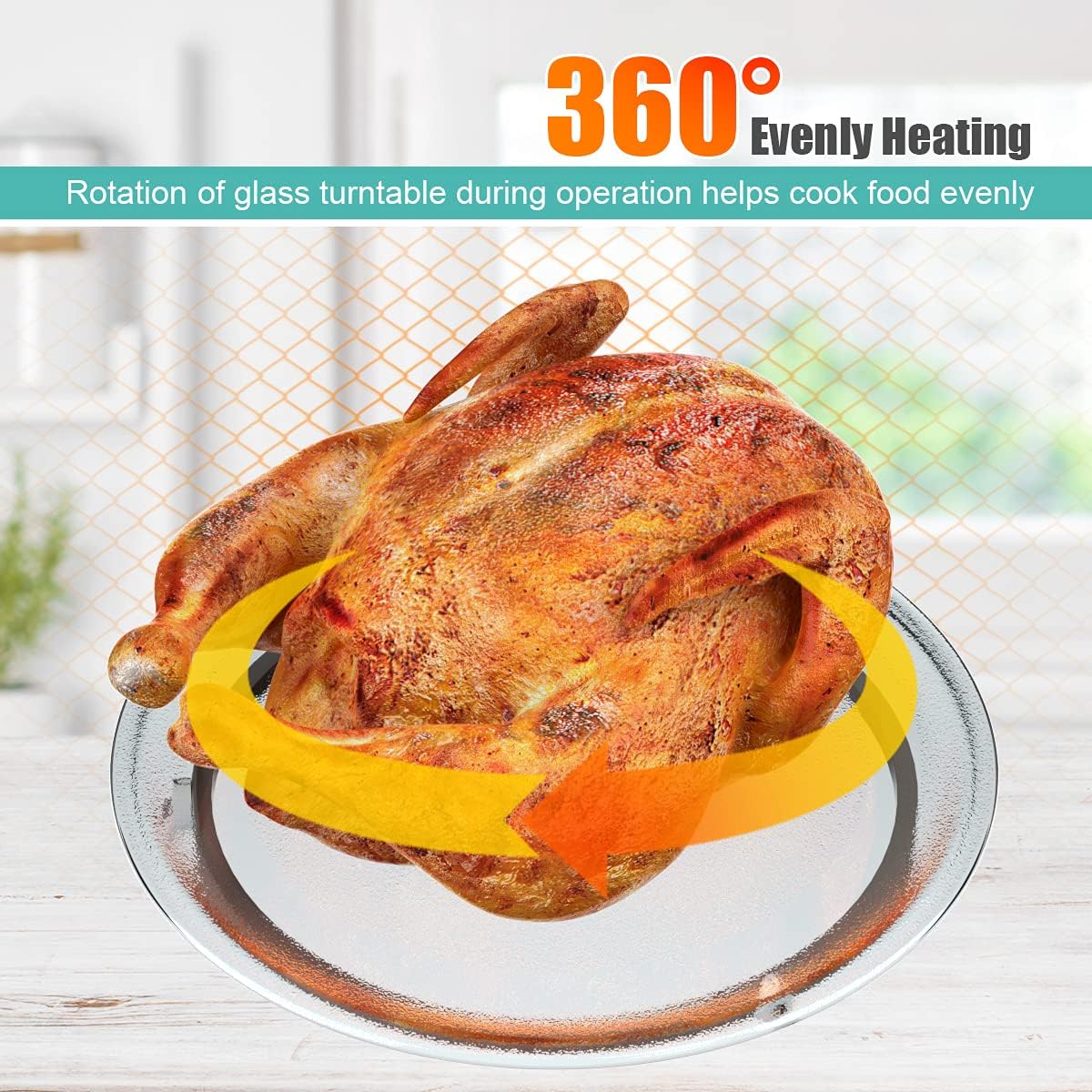 Horno Microondas Compacto 0.9 Cu.ft, 900W, 5 Potencias, 25L