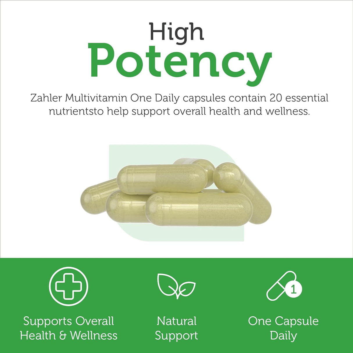 Suplemento Zahler Multivitamínico One Daily, multivitamínico
