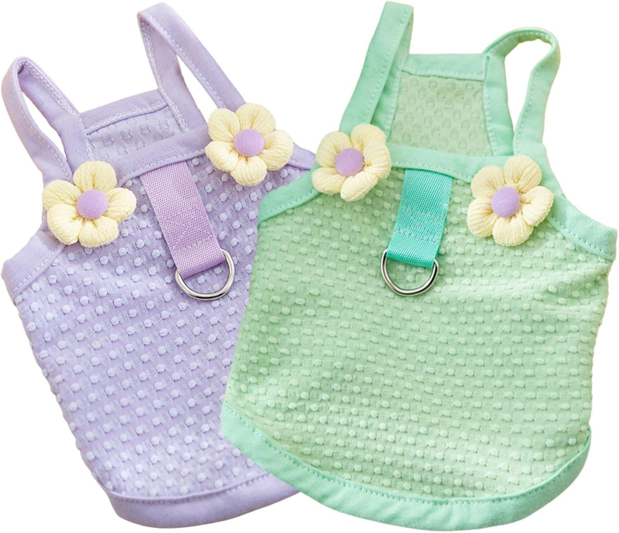 Camiseta Veraniega con Correa para Perros Pequeños