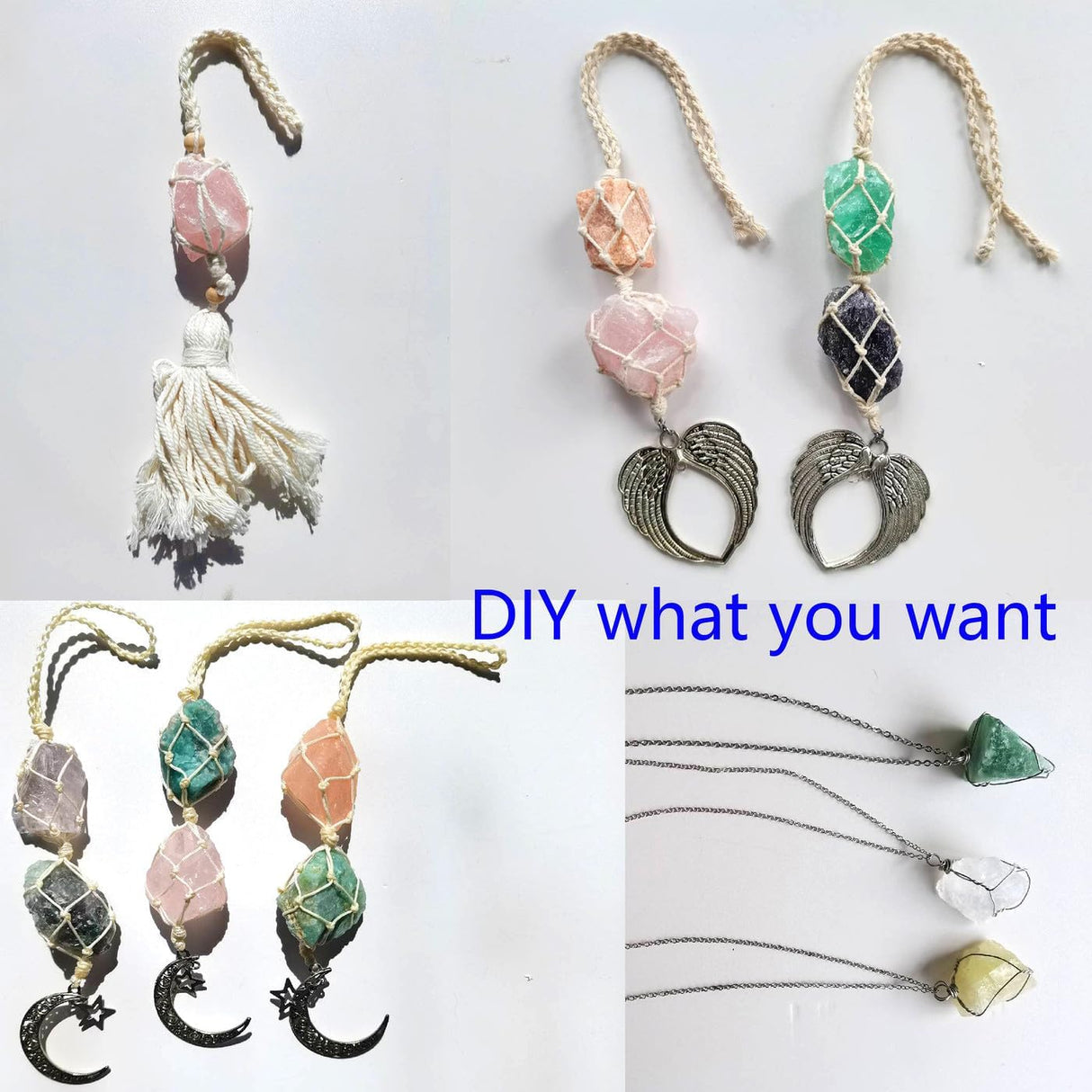 QINJIEJIE Cristales crudos de aventurina verde, piedras