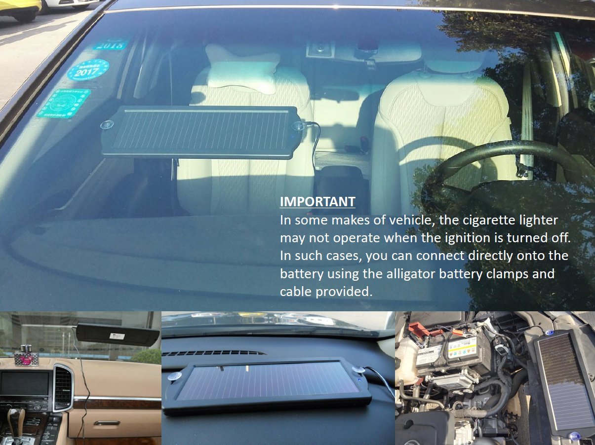 Cargador de batería para automóvil Panel solar