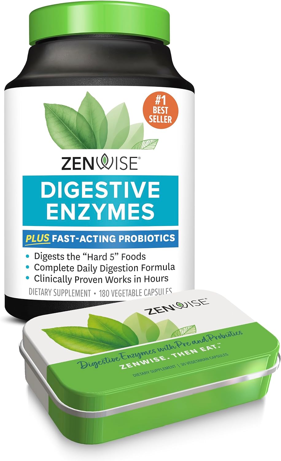 Suplemento Enzimas digestivas probióticos y prebióticos