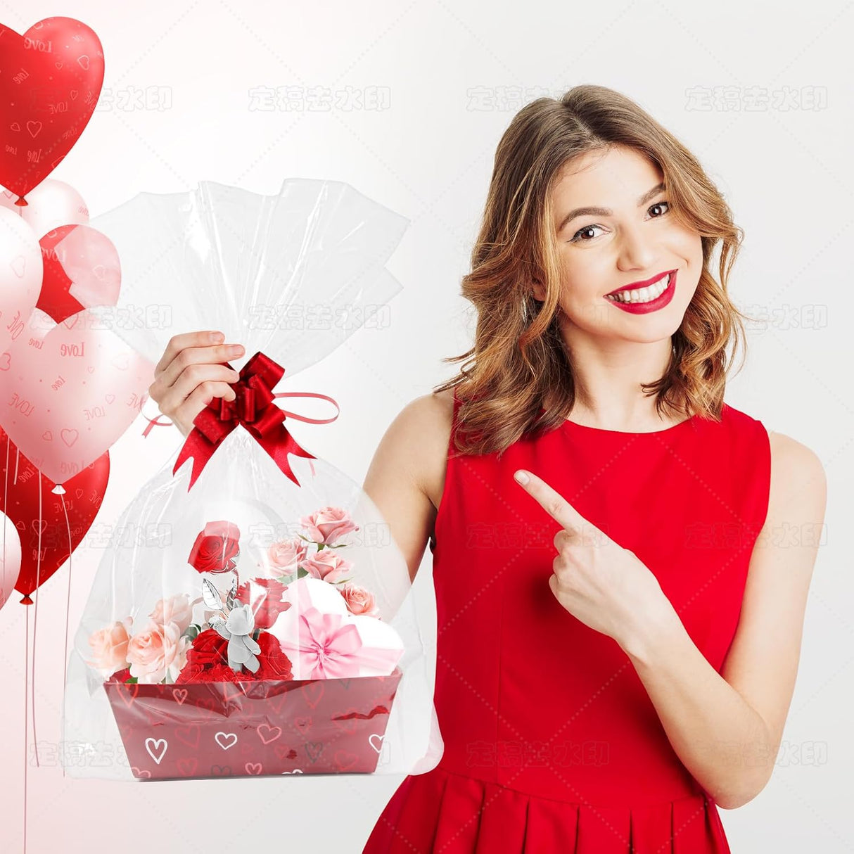 Juego de 36 cestas de regalo para el día de San Valentín