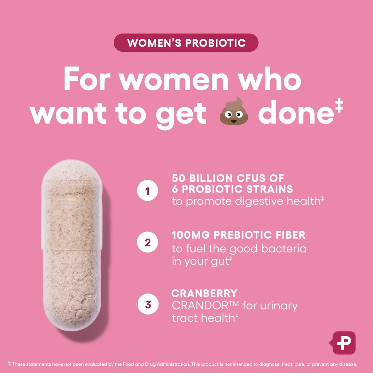 Probióticos para mujeres - Physician's Choice - 50 mil millones CFU