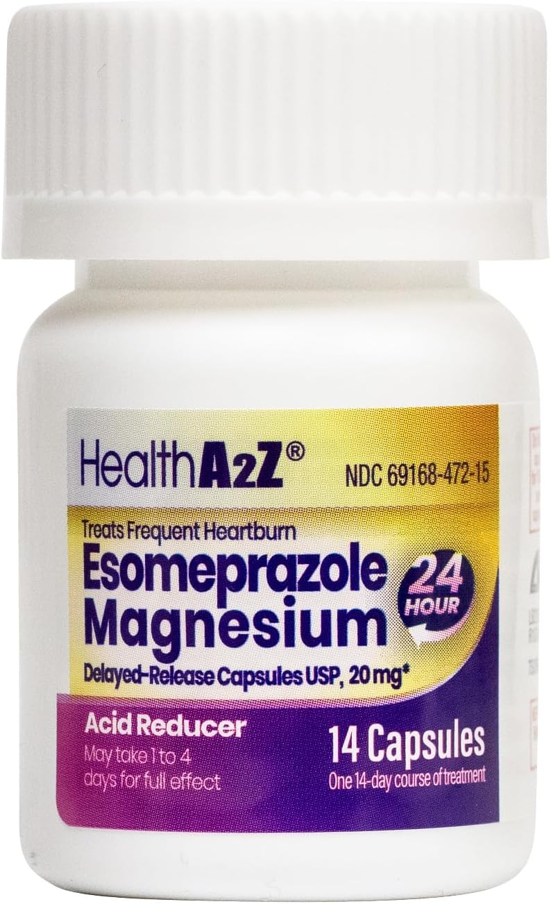A2Z® Esomeprazol Magnesio 20mg Cápsulas 24h 42 unidades