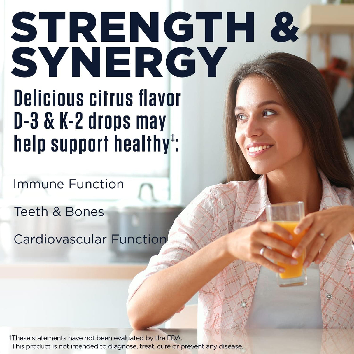 KAL D3 K2 Drops Liquid Vitamina D3 K2 125/500 mcg