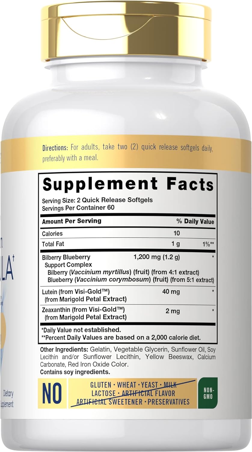 Carlyle Suplemento para la salud ocular 120 cápsulas blandas