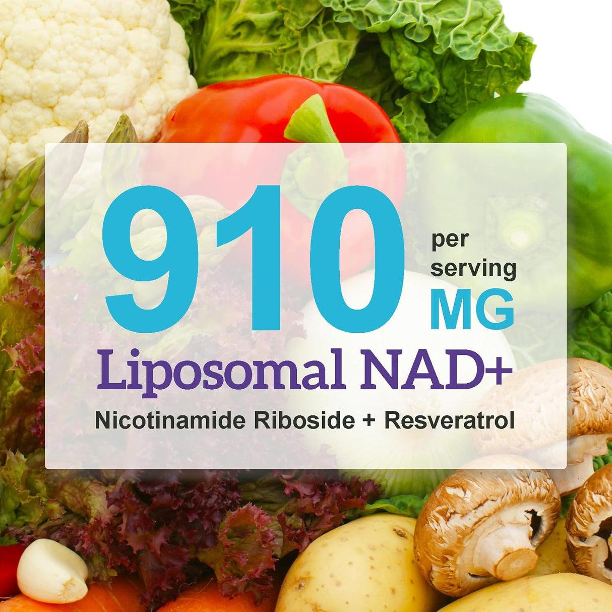 Suplemento de NAD+ - Nicotinamida Ribósido - 120 Cápsulas