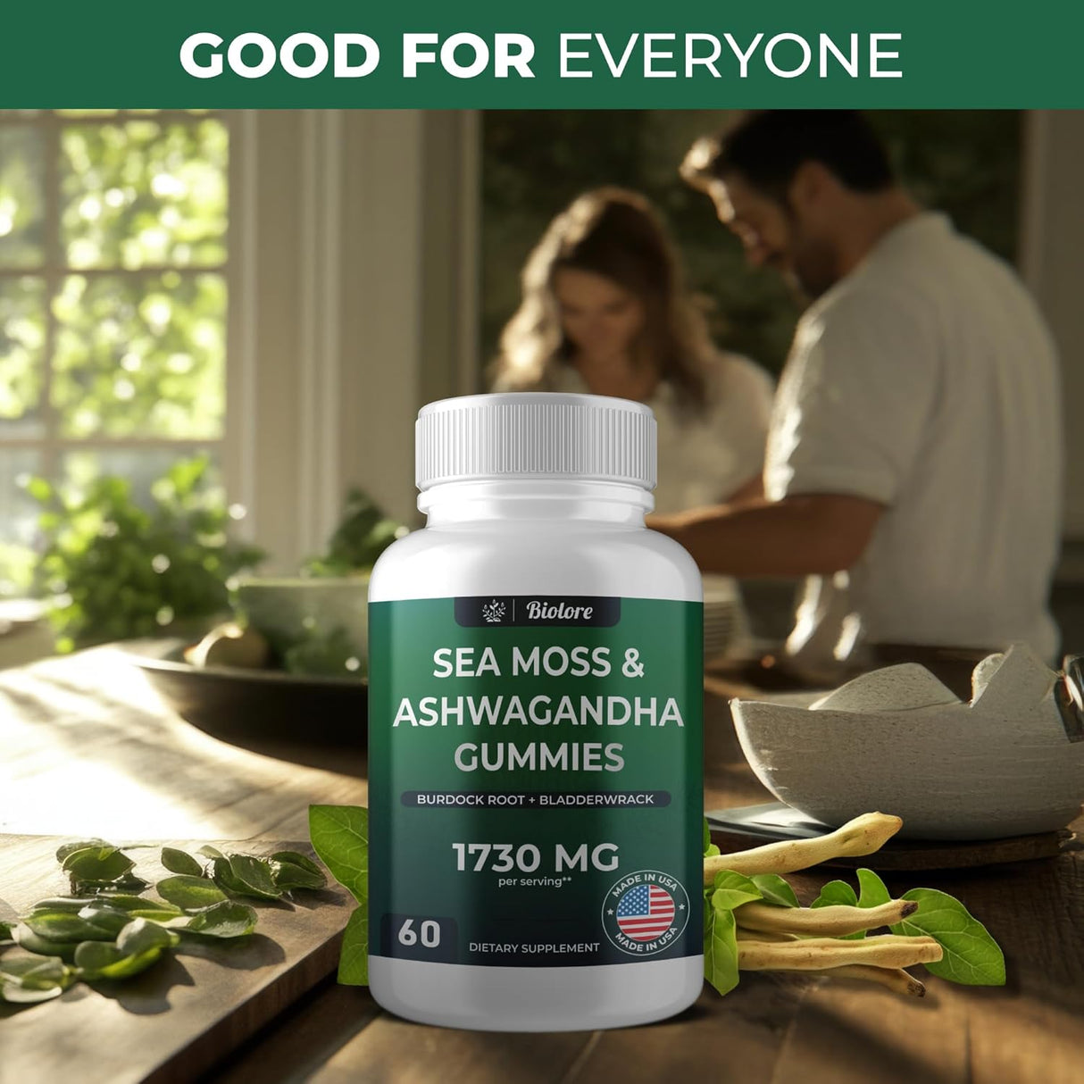 Gomitas de Musgo de Mar con Ashwagandha y Burodaco Vegan